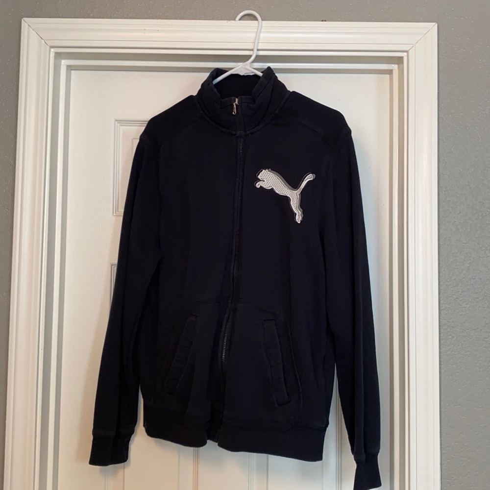 Puma zip up sweater and sweat pants